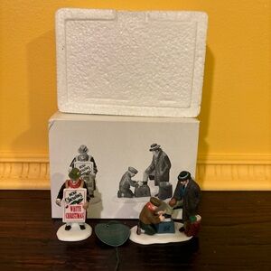 Dept 56, Heritage Village Collection, #5545-0, All Around The Town, Set of 2 393